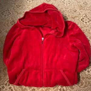 Red Zip Up Hoodie